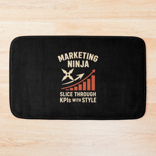 Item preview, Marketing Ninja - Slice Through KPIs With Style (Retro Tee) designed and sold by Work Life Tees.