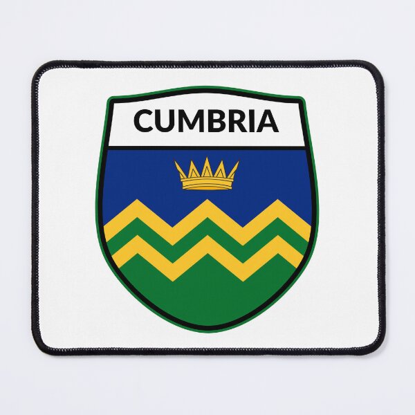 Item preview, New Cumbria Flag Badge designed and sold by Cumbria Guru.