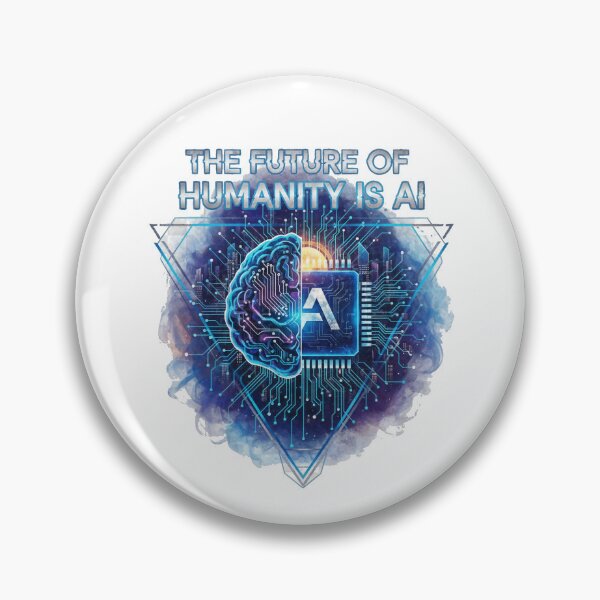 Item preview, The Future of Humanity is AI (Colored) designed and sold by YT-EntertAIner.