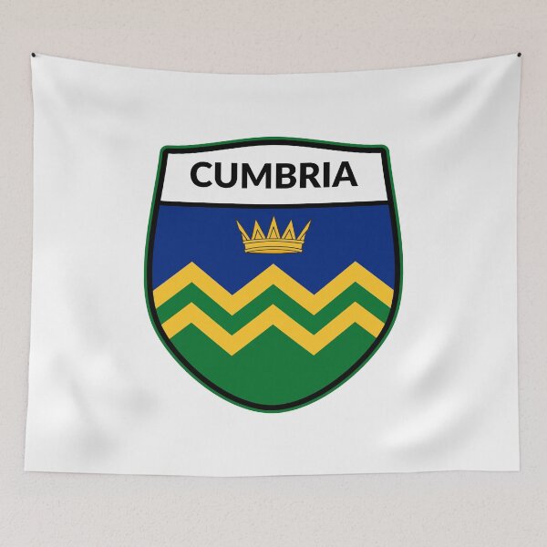 Item preview, Insignia de la bandera de Nueva Cumbria designed and sold by Cumbria Guru.