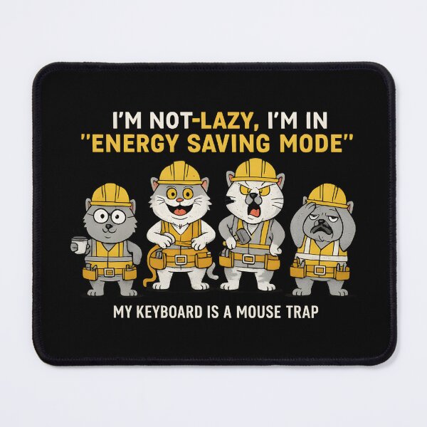 Item preview, work jokes catswithhardhats designed and sold by Uglyandcute.