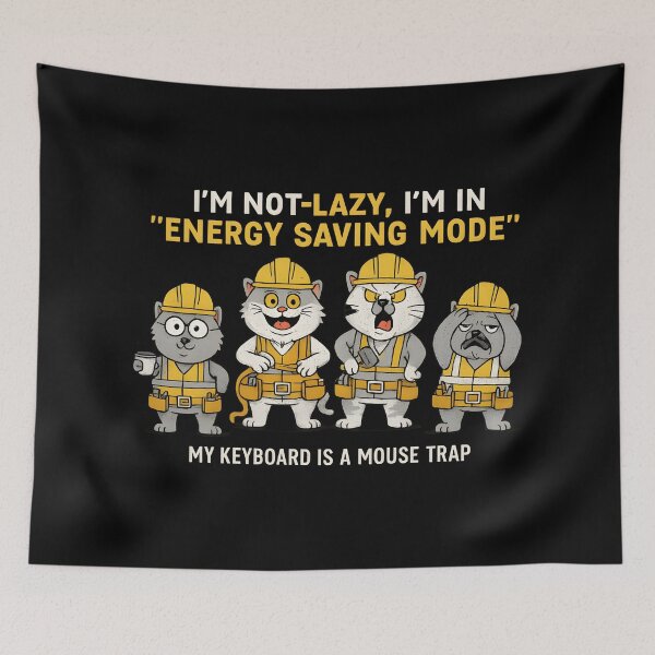 Item preview, work jokes catswithhardhats designed and sold by Uglyandcute.