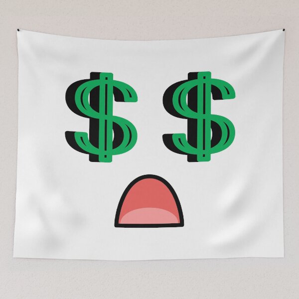 Item preview, Cute kawaii surprised moeny eyes face designed and sold by BlushyPrint.