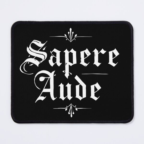 Item preview, Sapere Aude Gothic Lettering Art designed and sold by ChicTrendz.
