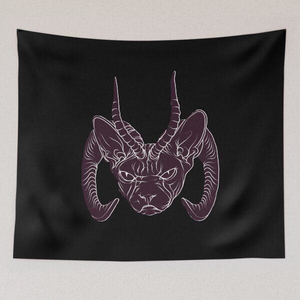 Item preview, Dark Gothic Demon Sphinx Cat designed and sold by Benjamin Lou.