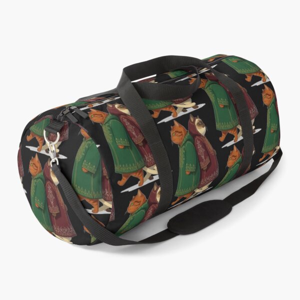 Item preview, Moroccan Autumn Cat Duo in Hand-Embroidered Djellabas designed and sold by designwiss.