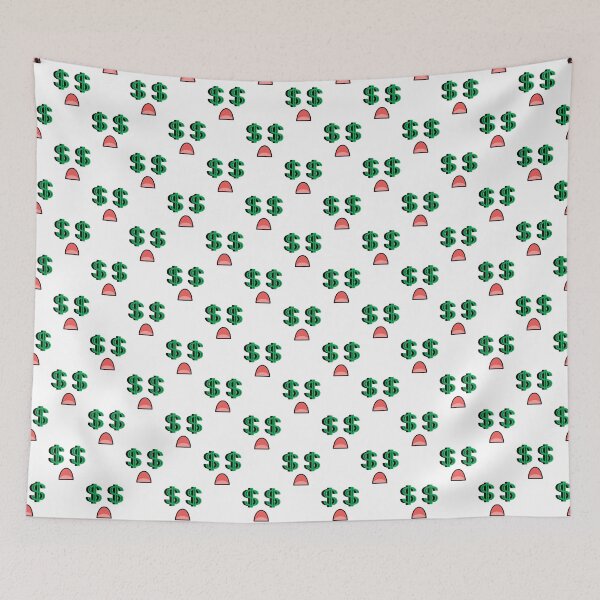 Item preview, Cute kawaii surprised moeny eyes face pattern designed and sold by BlushyPrint.