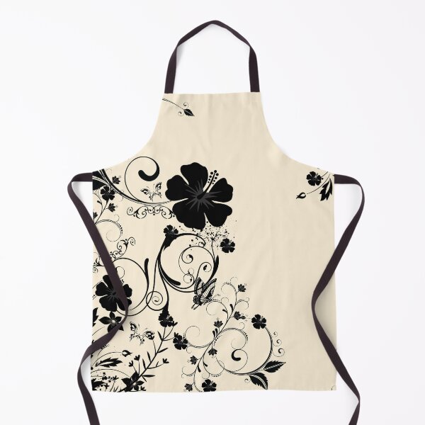 Item preview, black and beige floral  designed and sold by heavenMadeee.