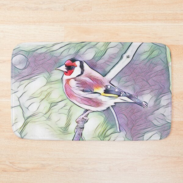Item preview, Goldfinch Resting In Watercolour designed and sold by Fearless-Fox.