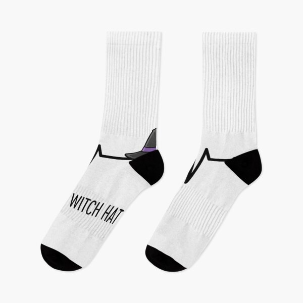 Item preview, Witch Hat and Broom Heartbeat designed and sold by Silent Watch Threads..