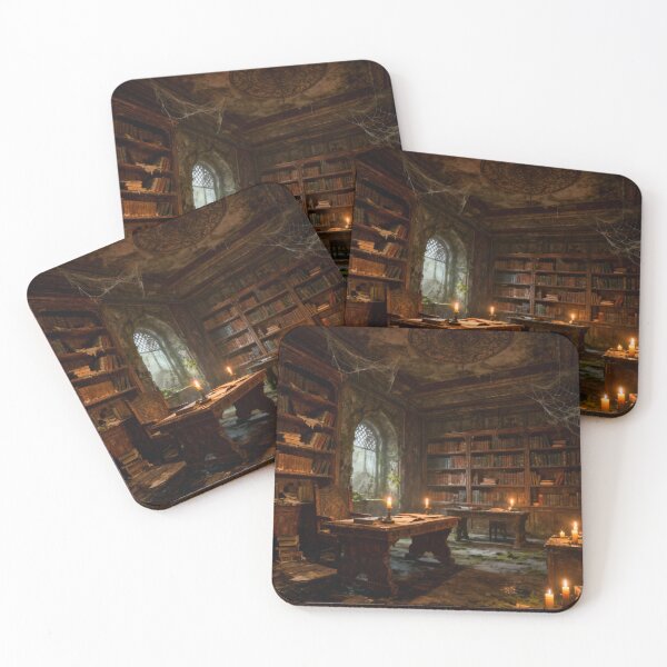 Item preview, Haunted Gothic Library – Dark Academia Vibes designed and sold by Mervee11.