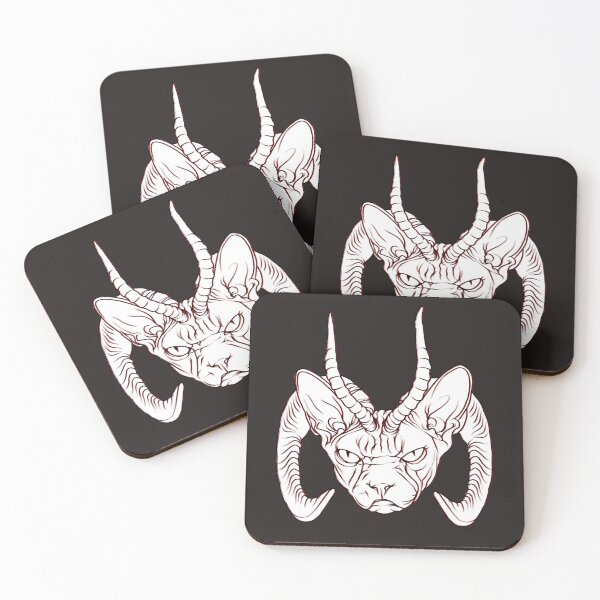 Item preview, Great White Demon Sphinx Cat designed and sold by Benjamin Lou.
