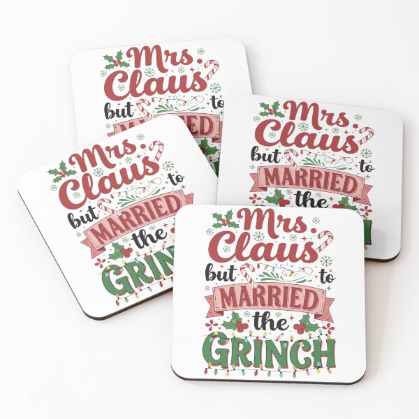 Item preview, Mrs. Claus be married to the Grinch  designed and sold by theteespotshop.