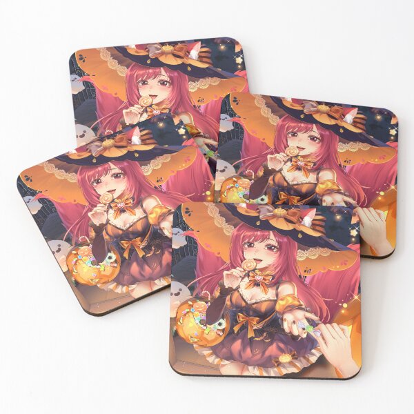 Item preview, Cute anime nekomata VTuber Akane dressed as a witch for spooky season! designed and sold by AkaneSpiritShop.