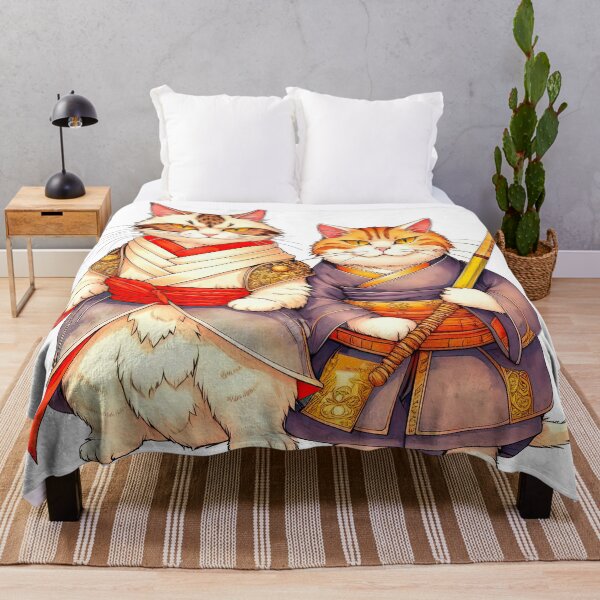 Item preview, Feline Samurai Guardians designed and sold by LanaGustavsson.