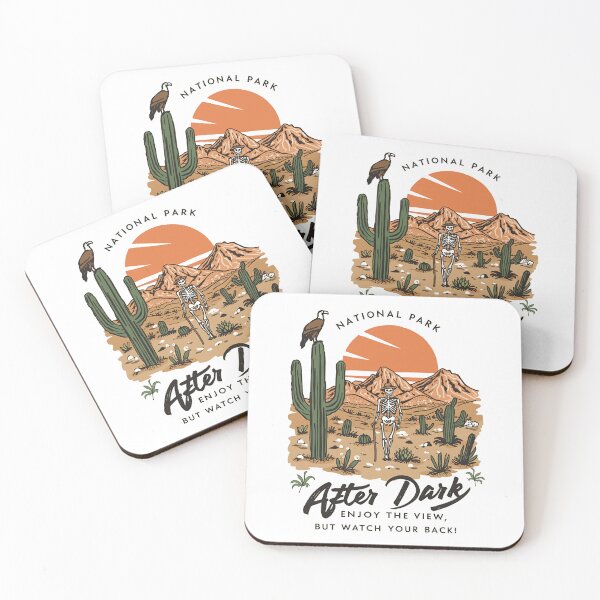Item preview, National Park After Dark Enjoy the view, but watch your back! designed and sold by SkeletonsDanger.