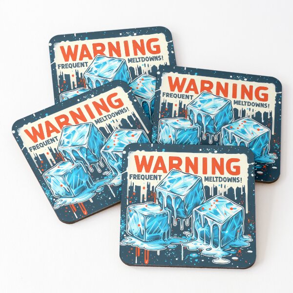 Item preview, Warning Frequent Meltdowns designed and sold by BeFadDesigns.