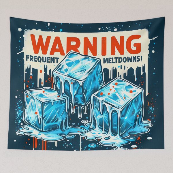 Item preview, Warning Frequent Meltdowns designed and sold by BeFadDesigns.