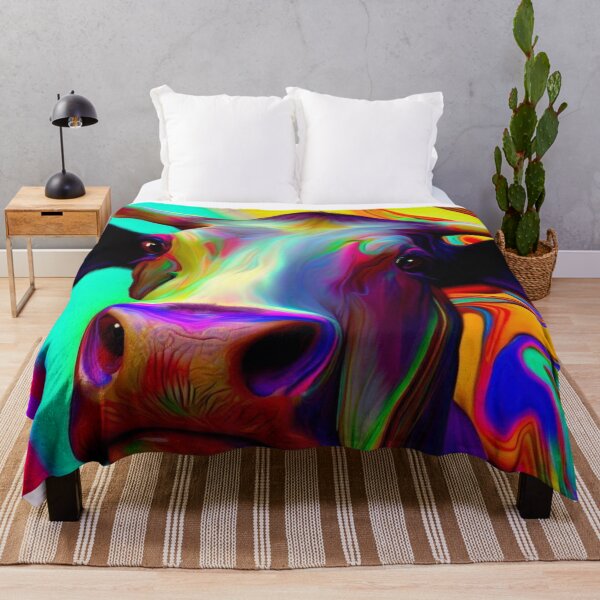 Item preview, Abstract Psychedelic Moo designed and sold by didgiart.