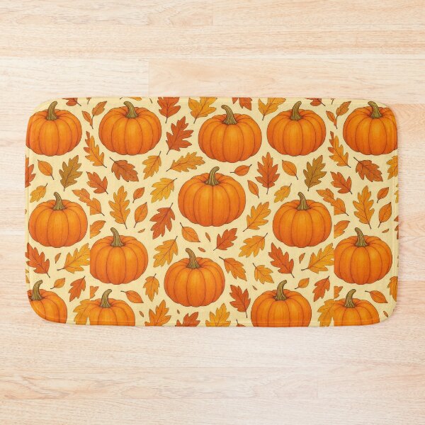 Item preview, Fall Pumpkin and Leaves Pattern designed and sold by Joeya29.