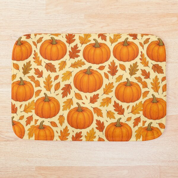 Item preview, Patrón de calabaza y hojas de otoño designed and sold by Joeya29.