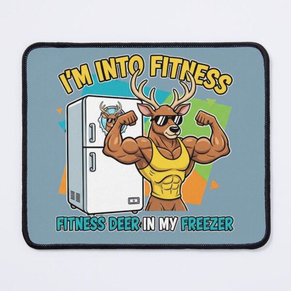 Item preview, Funny Deer Hunting Fitness Freezer Workout Humor Shirt designed and sold by EchoAtelier.