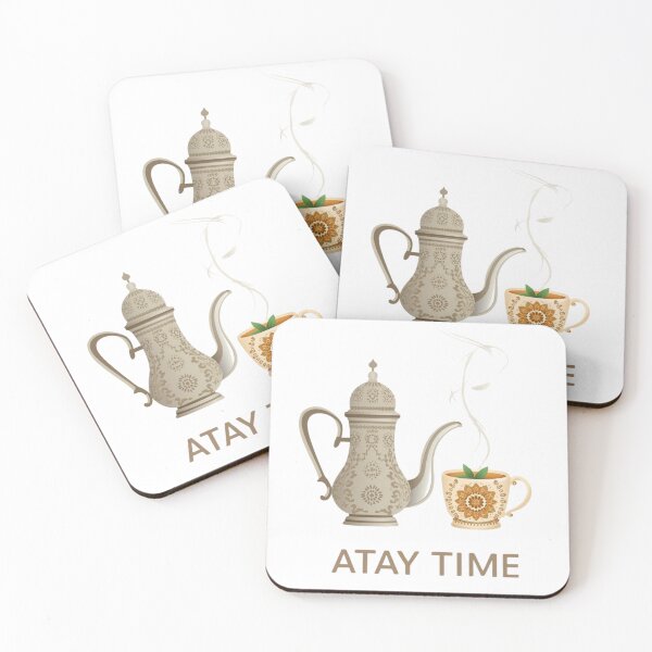 Item preview, Moroccan Tea Time | Atay with Teapot and Cup Illustration designed and sold by ZYNORAworld.