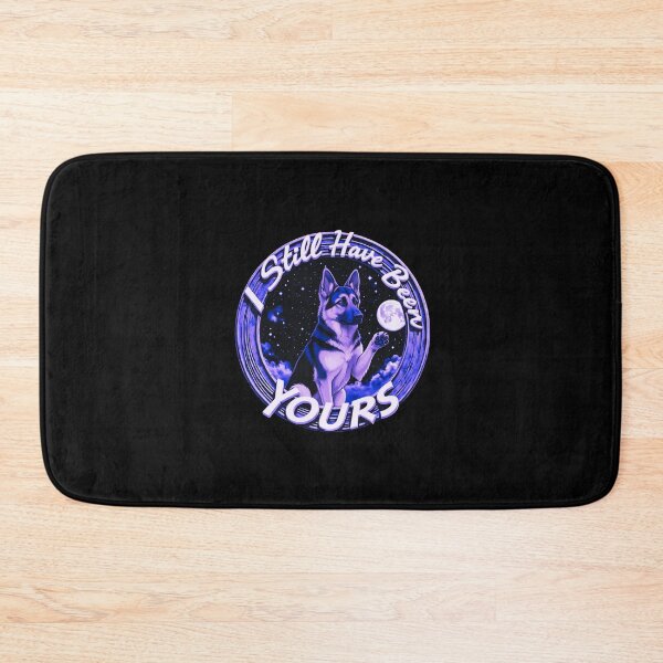 Item preview, German Sheepdog Under Moonlight With Loving Quote designed and sold by e-camelleone.