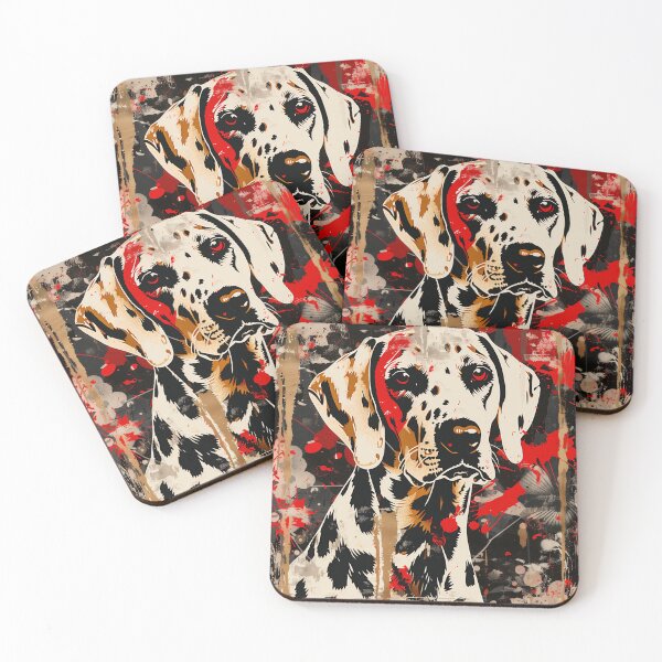 Item preview, Dalmatian portrait designed and sold by AmberCottage.