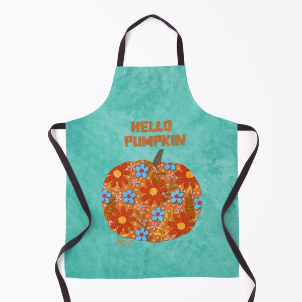 Item preview, Hello Pumpkin Fall Floral Collage designed and sold by MarcyBrennanArt.