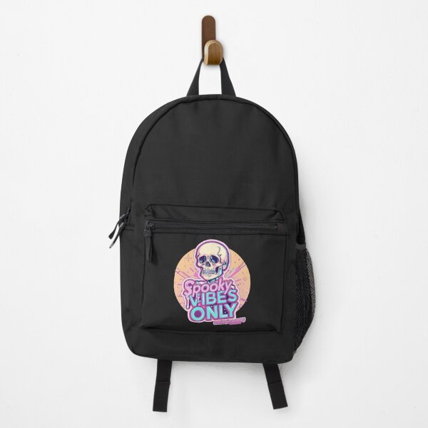 Item preview, Spooky Vibes Only – Neon Skull Halloween Aesthetic designed and sold by calm-style.