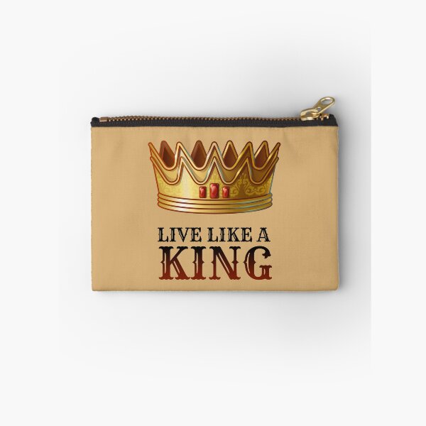 Item preview, Live Like a King – Bold Motivational Crown Design ? designed and sold by BLUEWAVE14.
