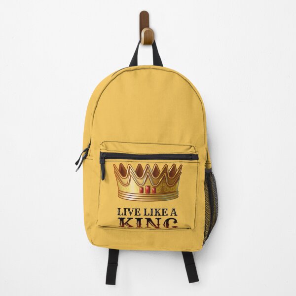 Item preview, Live Like a King – Bold Motivational Crown Design ? designed and sold by BLUEWAVE14.