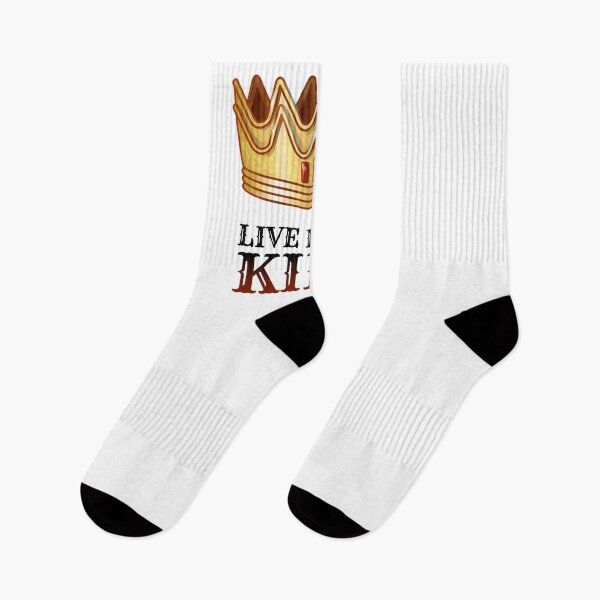 Item preview, Live Like a King – Bold Motivational Crown Design ? designed and sold by BLUEWAVE14.