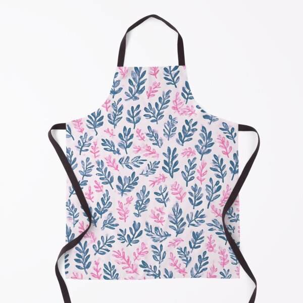 Item preview, Blue and Pink Laurel Leaf Print designed and sold by LeafPrints.