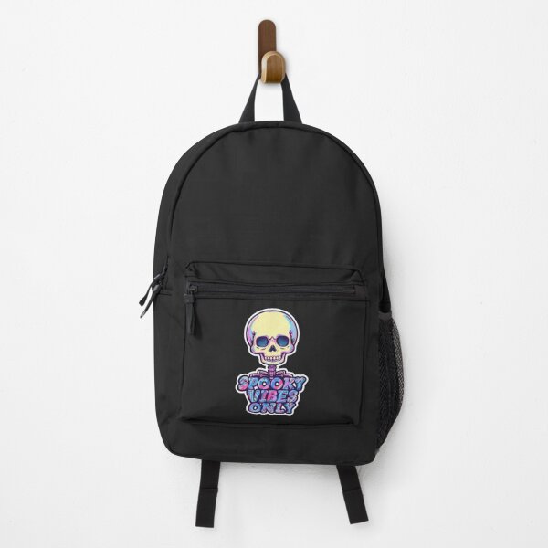 Item preview, Spooky Vibes Only – Neon Skull Halloween Aesthetic designed and sold by calm-style.