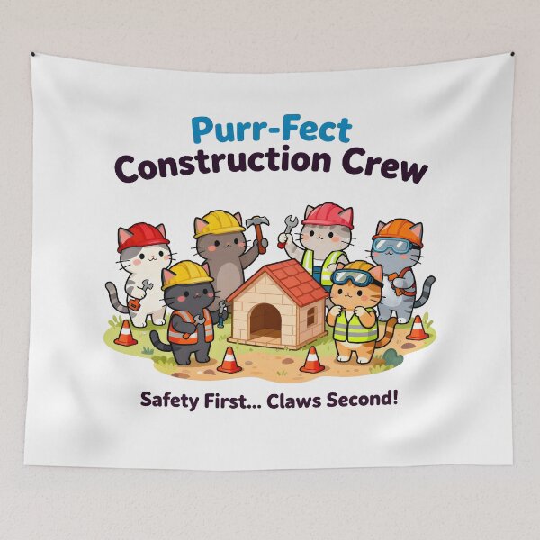 Item preview, funny catswithhardhats designed and sold by Uglyandcute.
