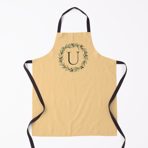 Item preview, Christmas Monogram Letter U Ornament Wreath – Holiday Initial Gift 2025 designed and sold by Punnyverse.