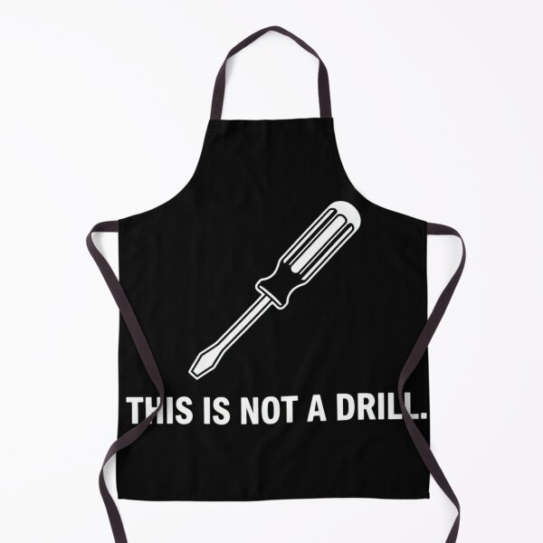 Item preview, Funny Screwdriver Illustration With Bold “Not a Drill” designed and sold by EchoAtelier.