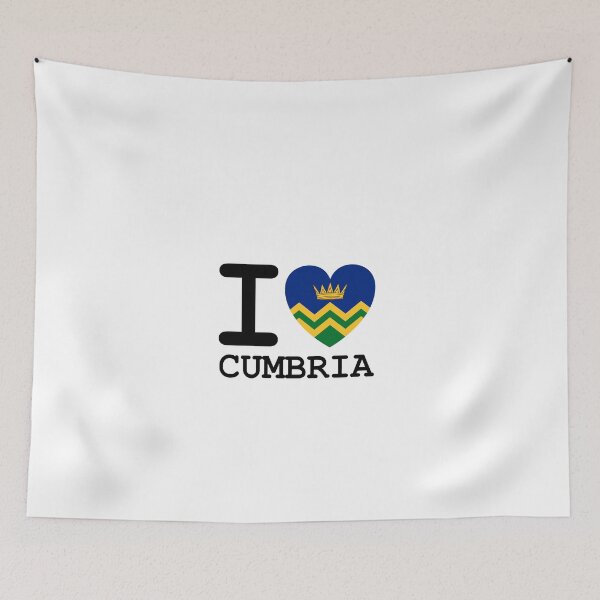Item preview, I love Cumbria - New Cumbria Flag designed and sold by Cumbria Guru.