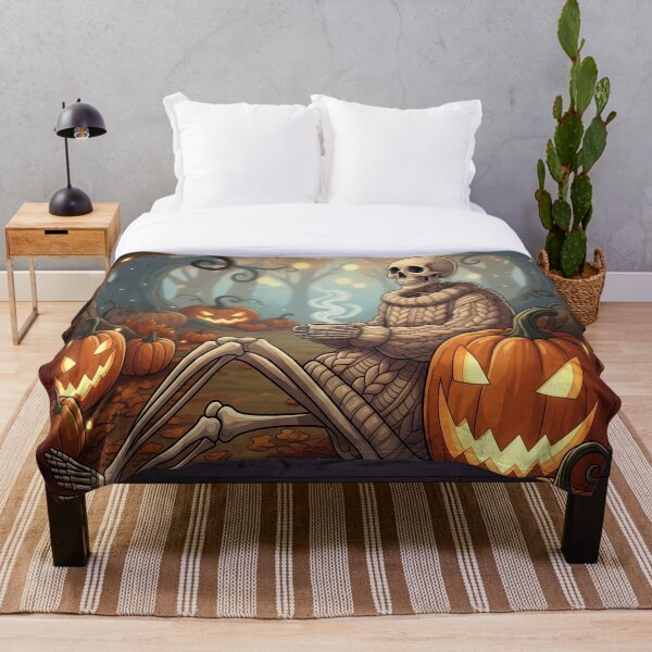 Artikelvorschau, Gemütliches Halloween-Skelett entworfen und verkauft von CER-Design.