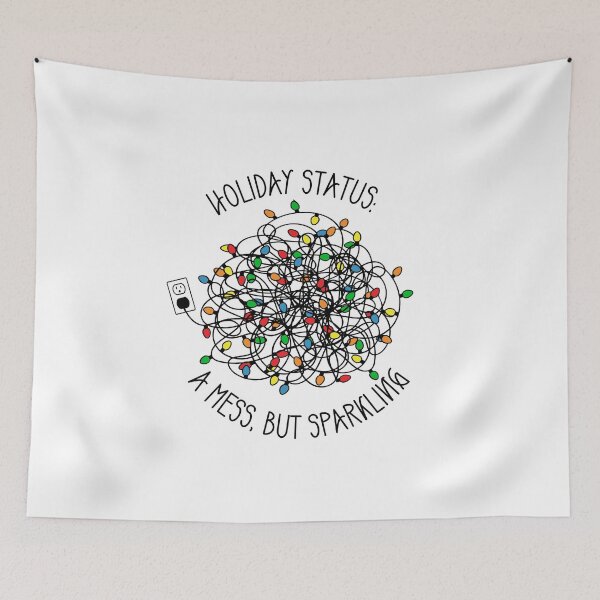 Item preview, Holiday Status: A Mess, But Sparkling – Funny Christmas Shirt designed and sold by La-Nuna.