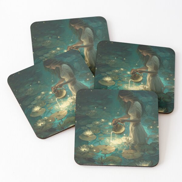 Item preview, The Keeper of Luminous Waters designed and sold by oanaunciuleanu.