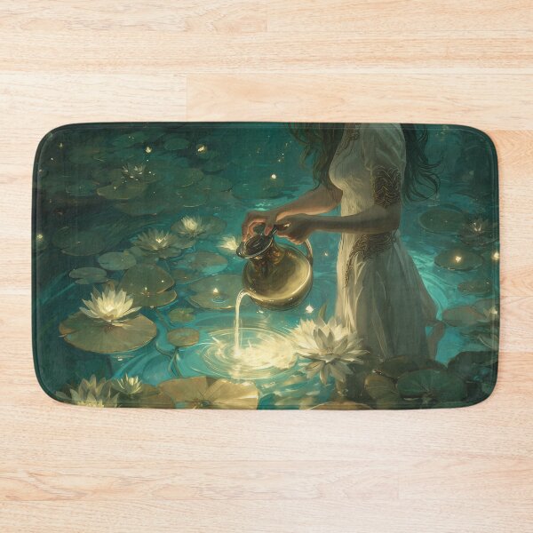 Item preview, The Keeper of Luminous Waters designed and sold by oanaunciuleanu.