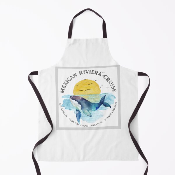 Item preview, Mexican Riviera Cruise Watercolor Whale designed and sold by Seeshellspace Designs.