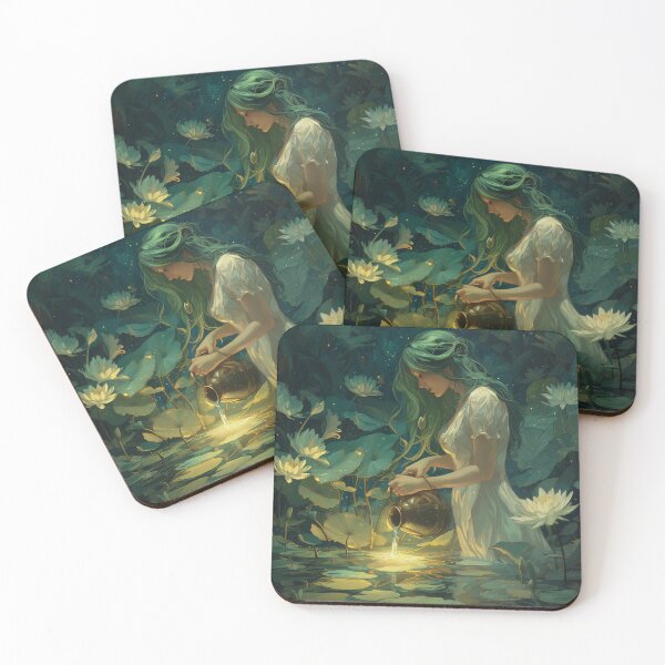 Item preview, The Keeper of Luminous Waters designed and sold by oanaunciuleanu.
