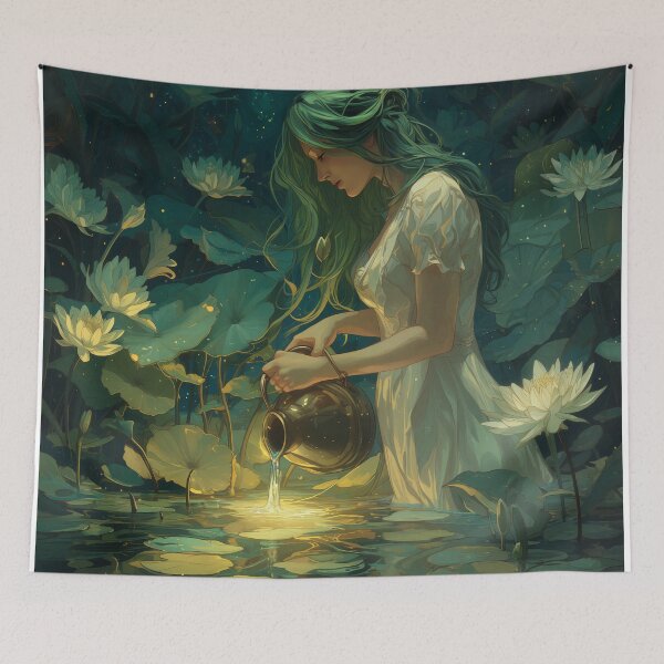Item preview, The Keeper of Luminous Waters designed and sold by oanaunciuleanu.