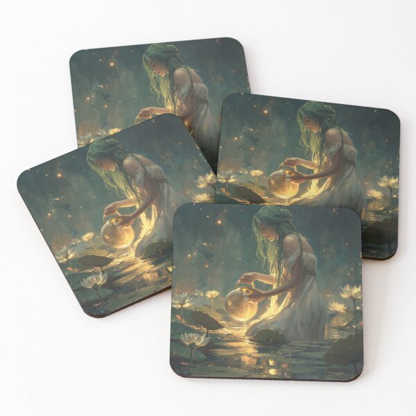 Item preview, The Keeper of Luminous Waters designed and sold by oanaunciuleanu.