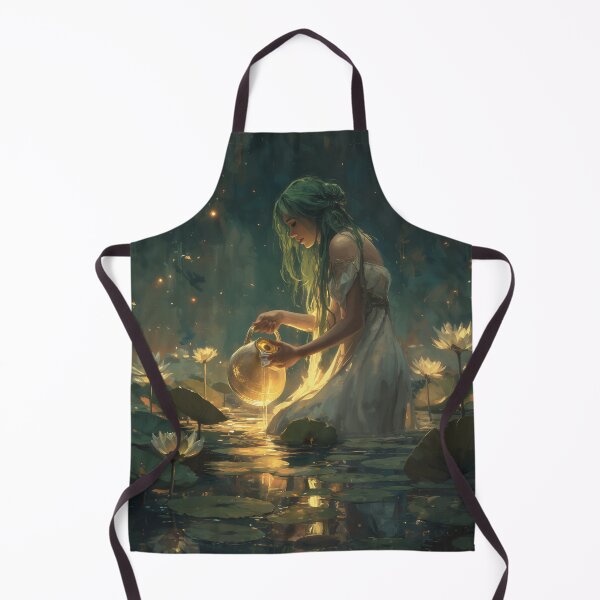 Item preview, The Keeper of Luminous Waters designed and sold by oanaunciuleanu.