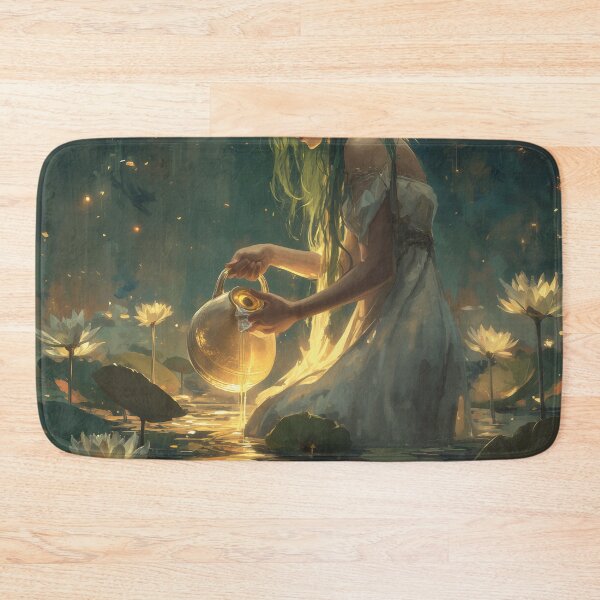 Item preview, The Keeper of Luminous Waters designed and sold by oanaunciuleanu.